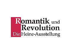 Logo "Romantik und Revolution". Die Heine-Ausstellung