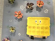 Upcycling Kunst - Sponge Bob Unterwelt