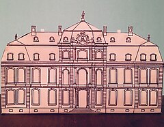 Zeichnung von Schloss Jägerhof